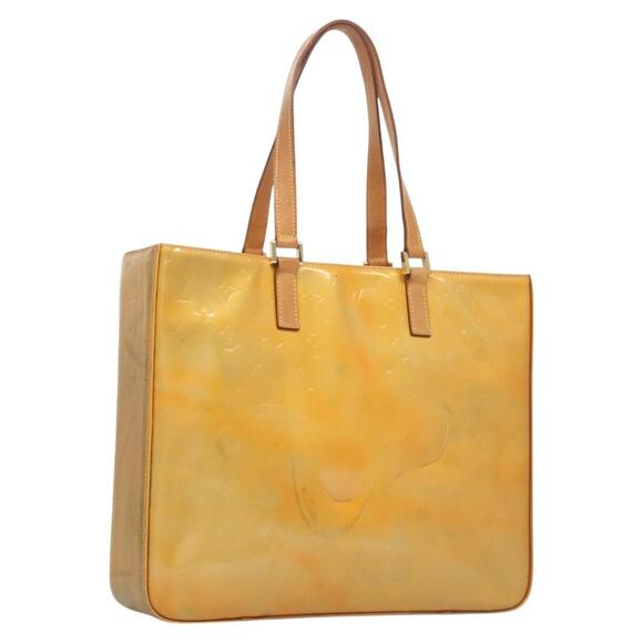 LOUIS VUITTON Monogram Vernis Columbus Tote Bag Gris M91028 - Picture 1 of 16
